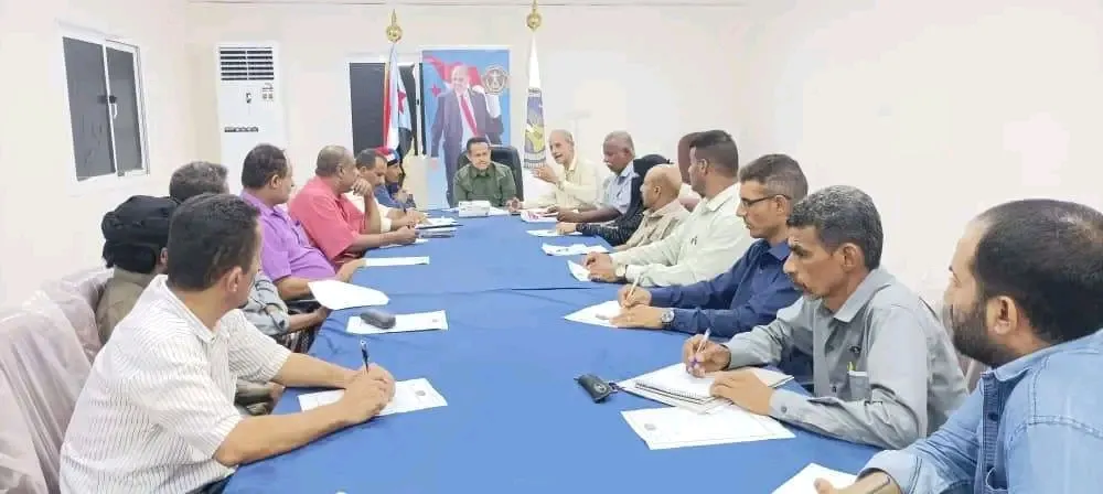 تنفيذية انتقالي لحج تناقش خطة أنشطتها للفصل الثالث من العام الجاري