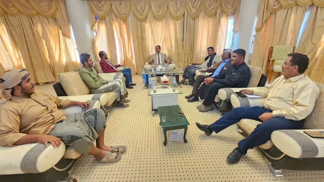 باعوم يناقش مع شركة الغاز حلول أزمة الإمدادات وضبط الأسعار بوادي حضرموت