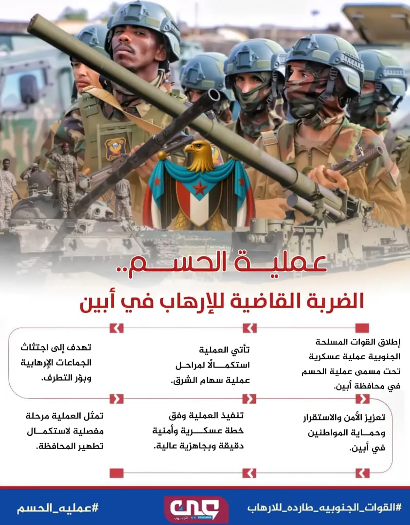 عملية الحسم.. الضربة القاضية للإرهاب في أبين