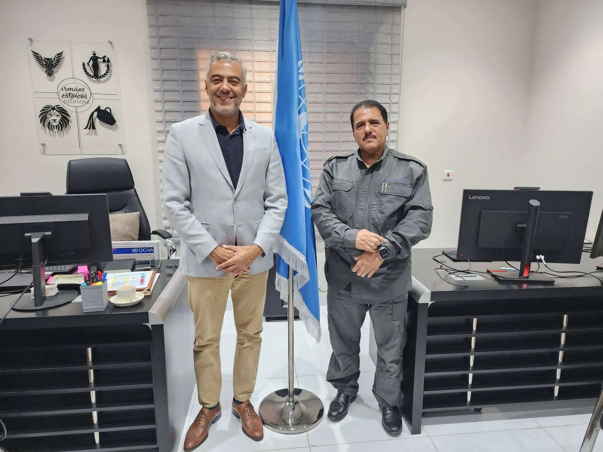 نائب مدير أمن العاصمة عدن يلتقي كبير مستشاري الأمن والسلامة التابع للأمم المتحدة