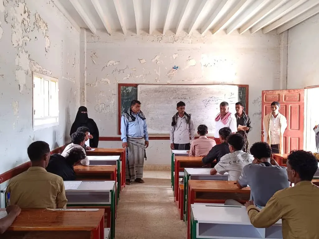 انتقالي سقطرى ينفذ نزولًا ميدانيًا إلى مركز الفاروق الامتحاني لمتابعة سير امتحانات الثانوية العامة