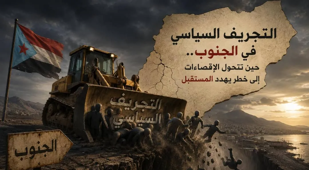 التجريف السياسي في الجنوب.. حين تتحول الإقصاءات إلى خطر يهدد المستقبل