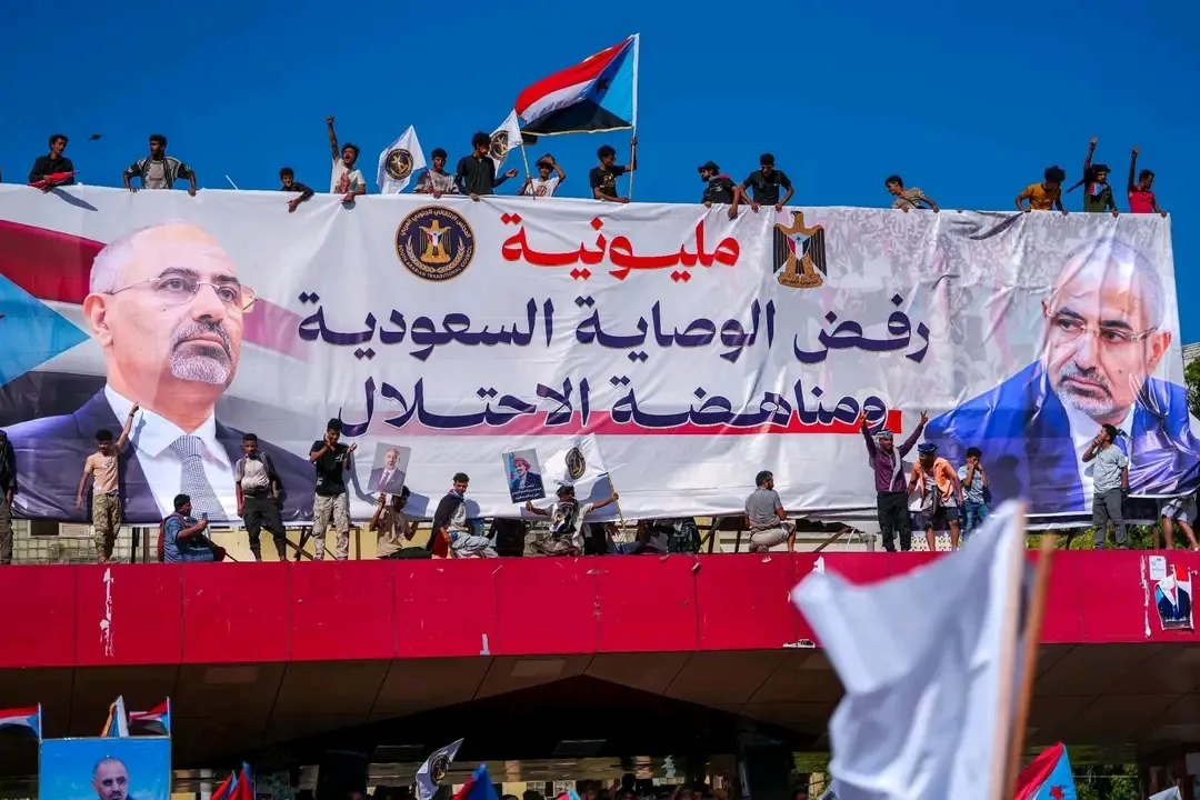 مليونية \"رفض الوصاية ومناهضة الاحتلال\" في عدن.. حشود الجنوب تؤكد التمسك بالرئيس الزُبيدي وتوجه رسائل سياسية حاسمة للمجتمع الدولي