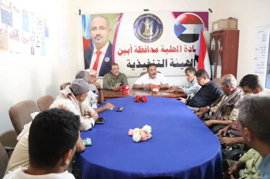 انتقالي أبين يناقش الترتيبات النهائية للمشاركة في مليونية التصعيد ضد الوصاية والاحتلال