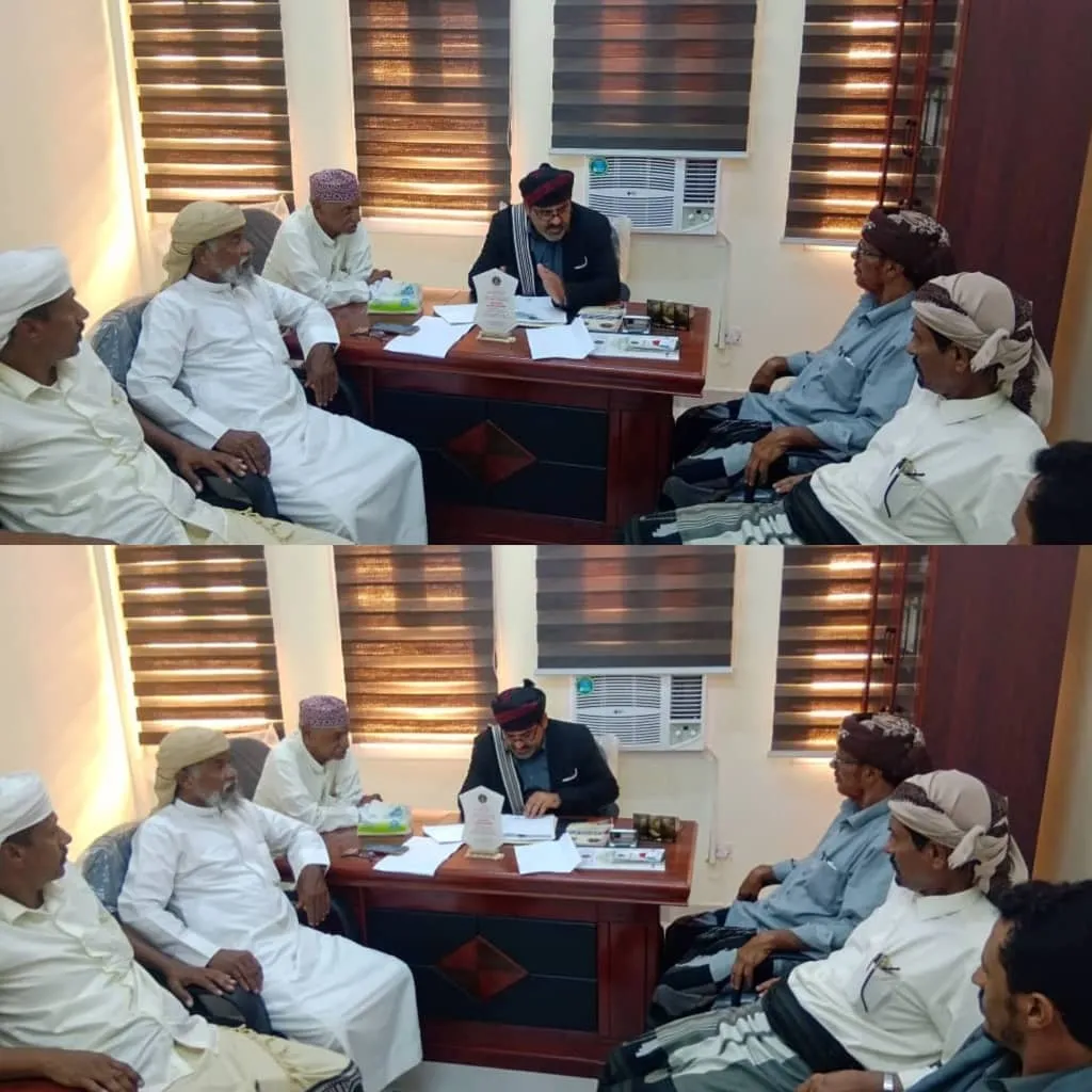 اليزيدي يلتقي ممثلو الاتحاد العام لقبائل الجنوب في حضرموت بالعاصمة عدن