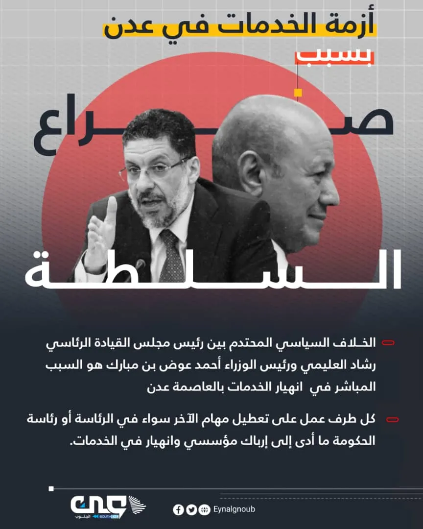 حرب اقتصادية على الجنوب... والانتقالي يلوّح بكشف المستور في مؤتمر مرتقب
