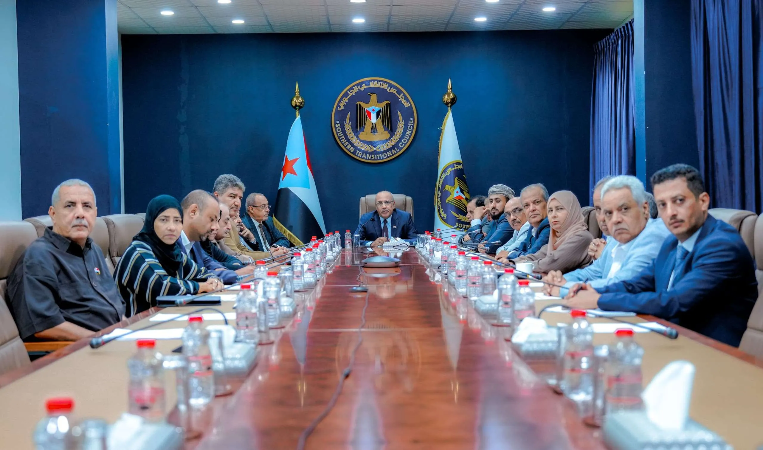 The Presidency of the Southern Transitional Council Addresses the Latest Humanitarian and Political Developments on the Local and Regional Arenas