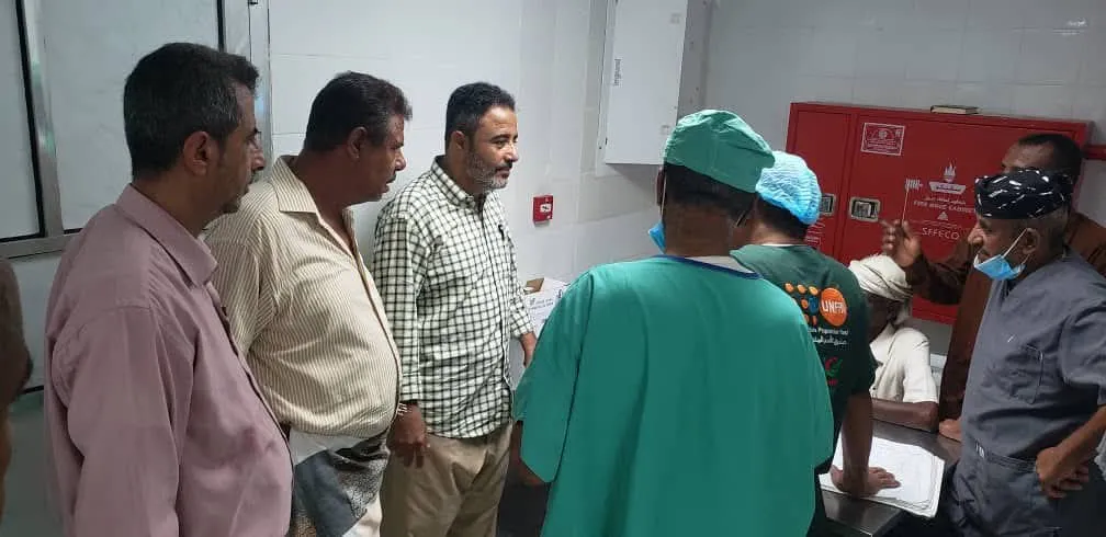 رئيس تنفيذية انتقالي أبين يتفقد هيئة مستشفى الرازي ويطلع على مستوى الخدمات الطبية المقدمة للمرضى
