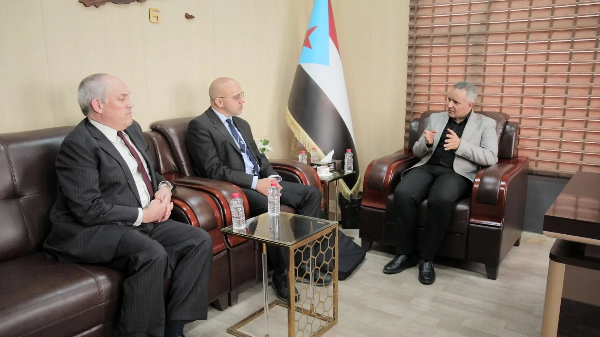 STC Media Authority Deputy Head Meets Middle East Forum Delegation in the Capital, Aden