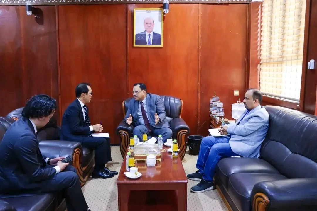 الوزير السقطري يبحث مع السفير الياباني مجالات التعاون الزراعي والسمكي