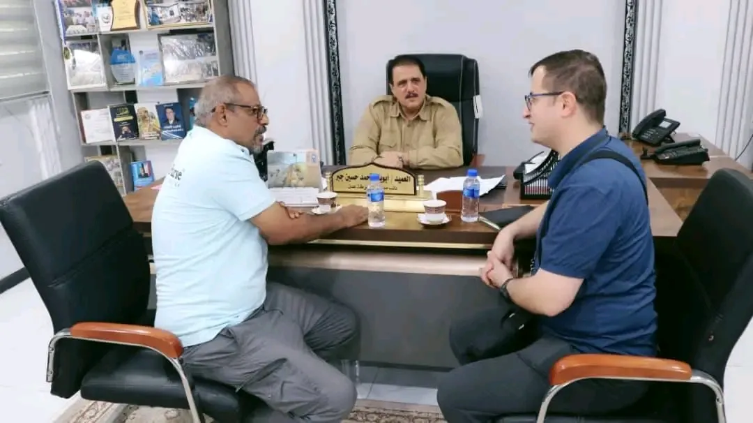 العميد ابو بكر جبر يلتقي وفد من منظمة سمارتيان الأمريكية الدولية.