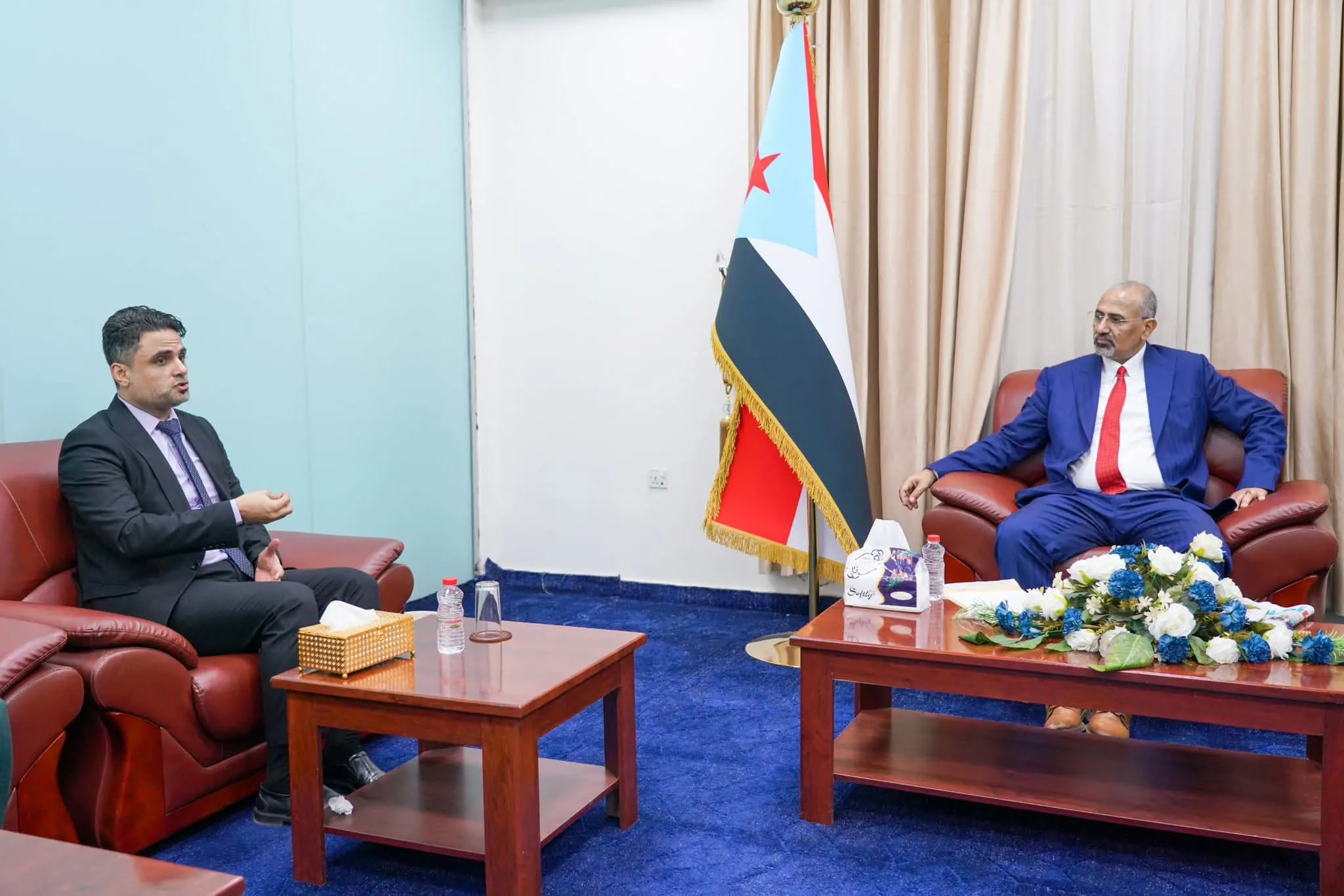 President Al-Zubaidi Meets Deputy Minister of Information, Culture and Tourism and Pledges Support for Developing Media, Cultural and Tourism Sectors