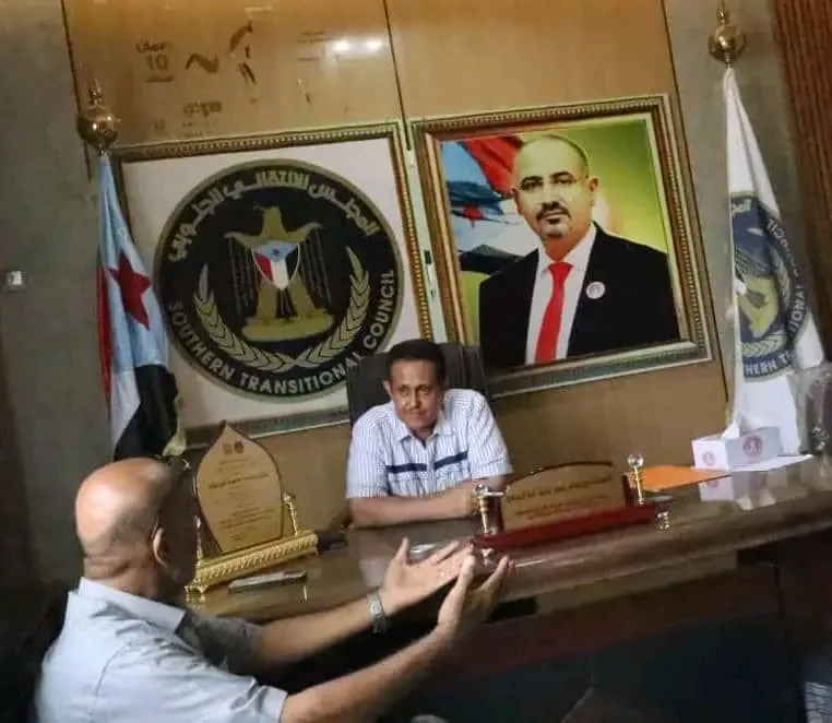 رئيس تنفيذية انتقالي لحج يلتقي مدير عام فرع الهيئة العامة لحماية البيئة بالمحافظة