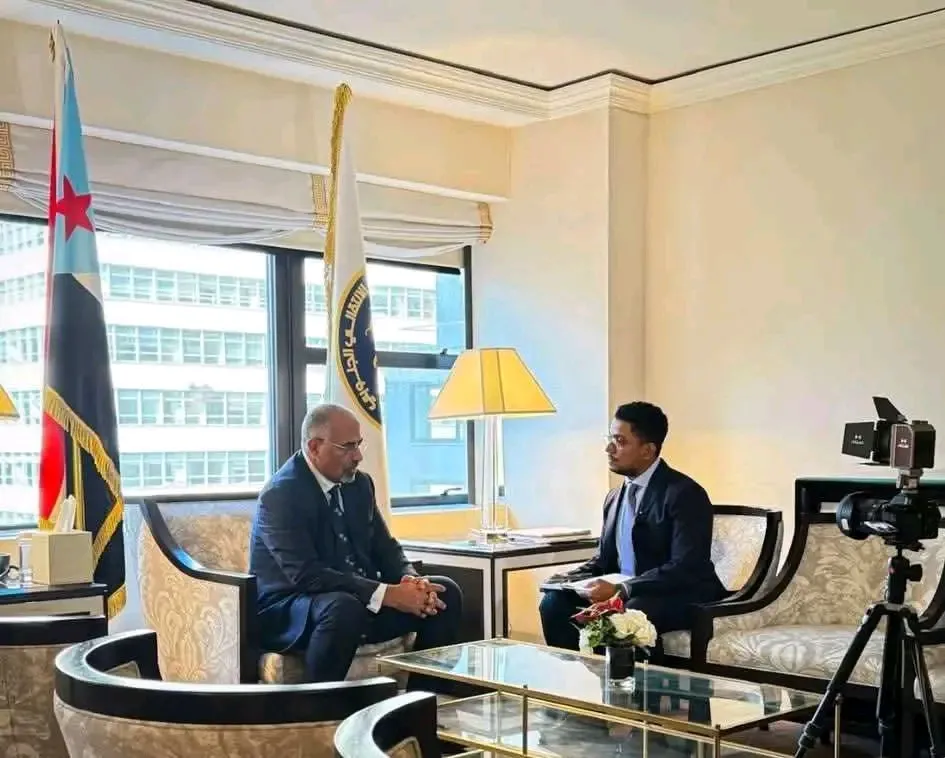 الرئيس الزُبيدي في مقابلة مع \"الحرة\": الجنوب ماضٍ نحو بناء دولته المدنية الديمقراطية والعلاقة مع التحالف مصيرية ومعمدة بالدم