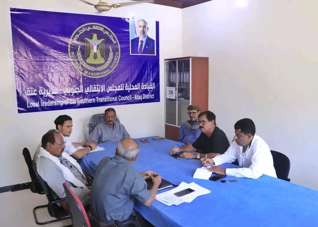 فريق التوجيه والرقابة الرئاسي يلتقي رئيس الجنة التحضرية لمؤتمر شبوة الشامل