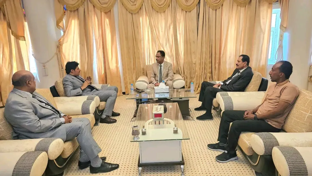 باعوم يلتقي مدير شركة النفط فرع وادي وصحراء حضرموت