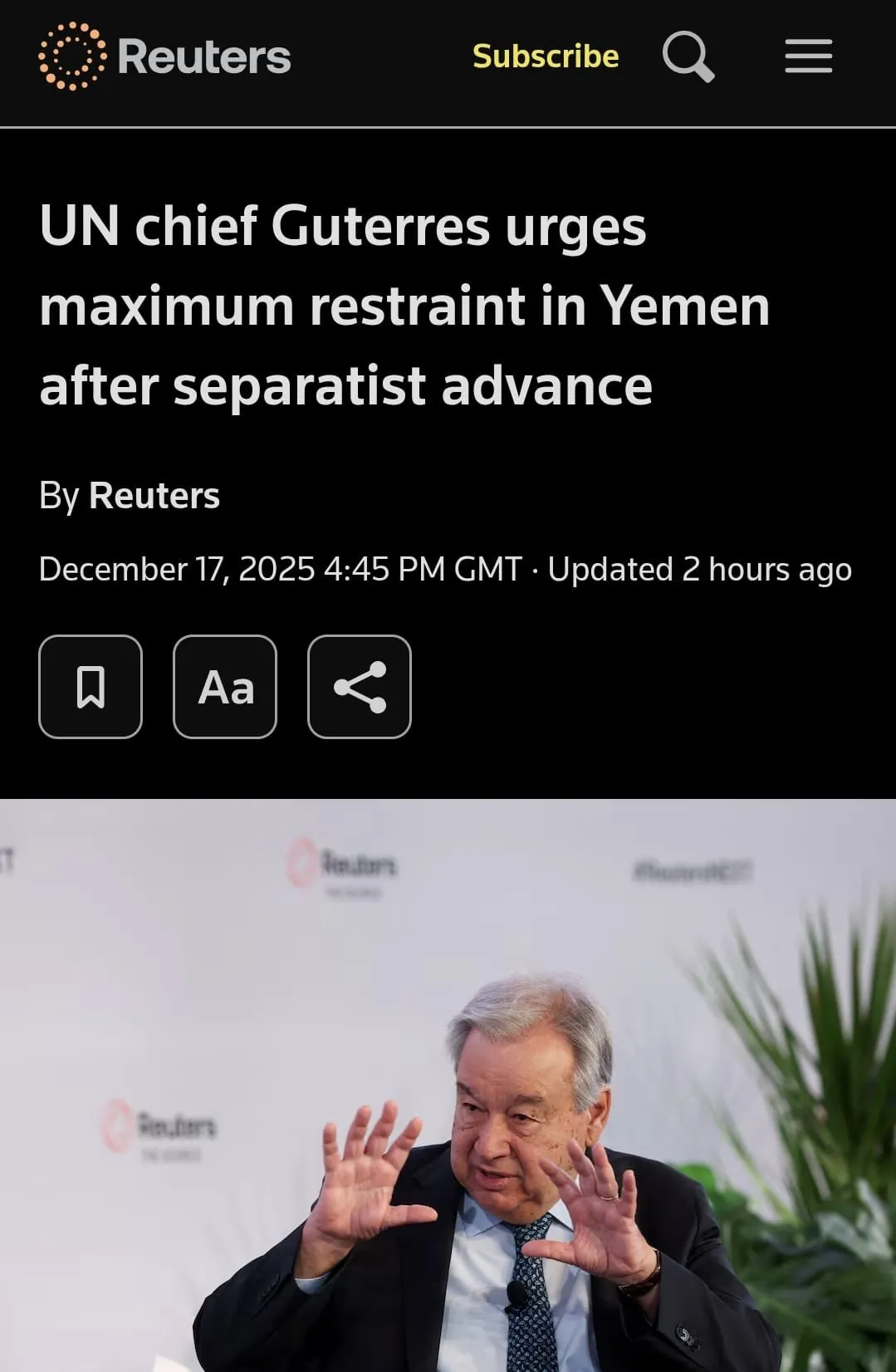 المجلس الانتقالي الجنوبي يرسّخ حضوره في كامل الجنوب والأمم المتحدة تحذر من التصعيد