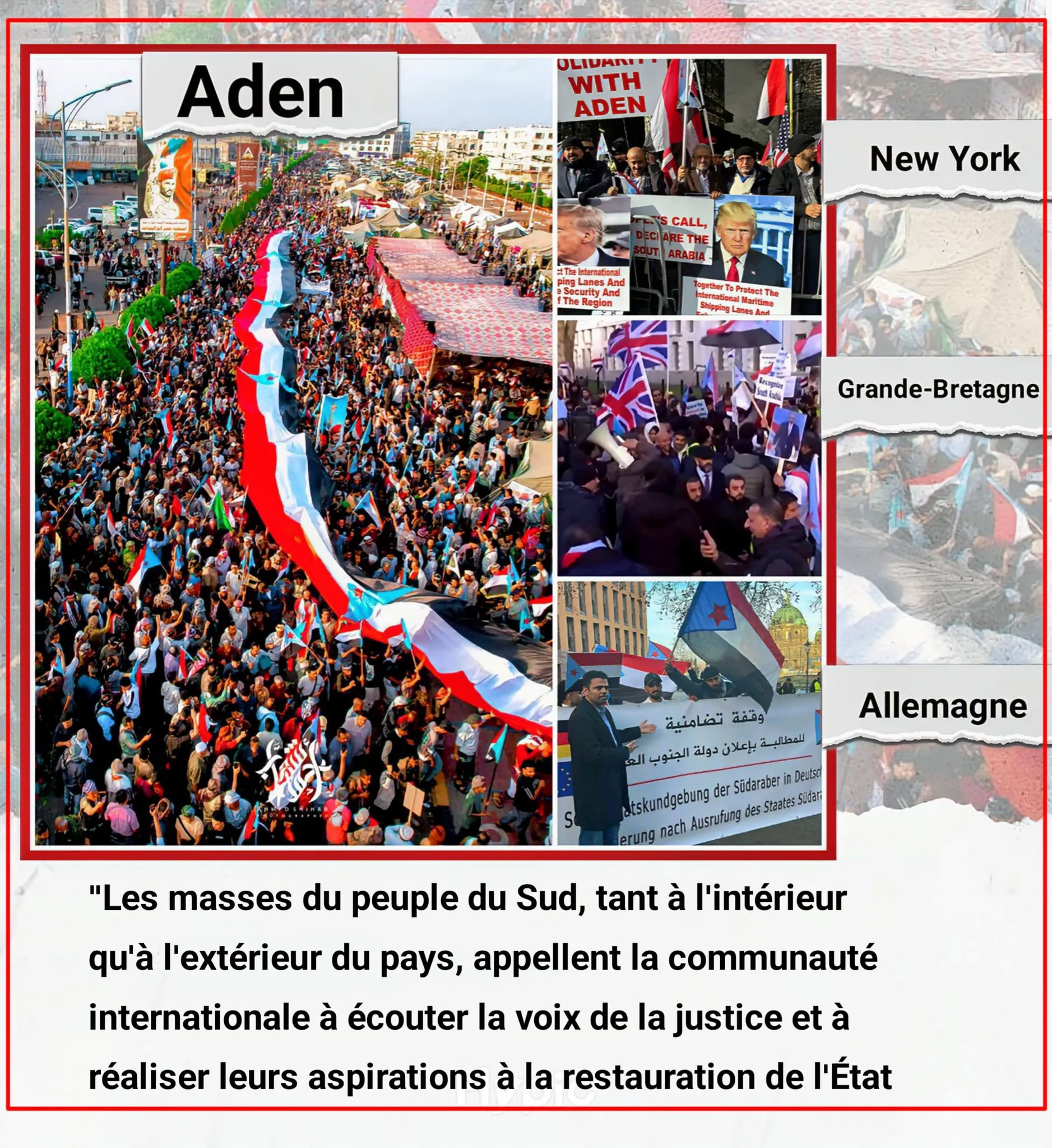 La voix du Sud de l\'Arabie résonne aux niveaux local, régional et international