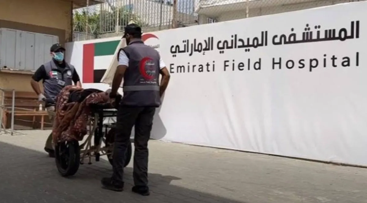 المستشفى الميداني الإماراتي في غزة يستقبل وفداً من منظمة الصحة العالمية