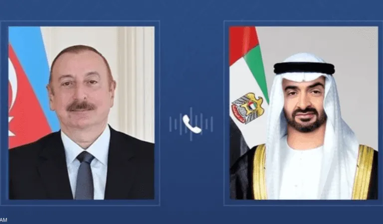 رئيس الإمارات يدين الاعتداءات الإيرانية على أذربيجان