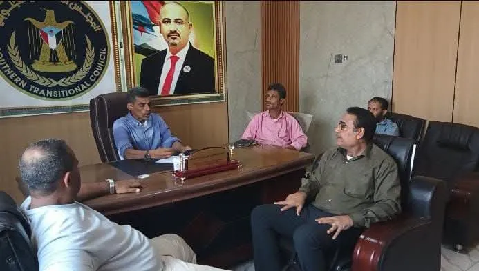 انتقالي لحج ومنسقية المجلس في جامعة المحافظة يناقشان خطة التصعيد والترتيبات الميدانية المستقبلية